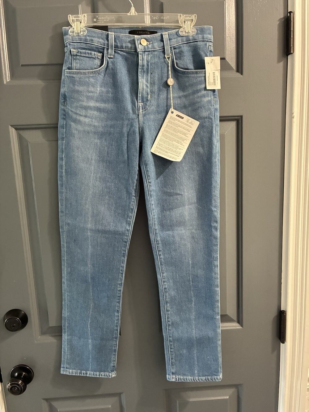 J Brand Denim Ruby High Rise Cropped Cigarette Jeans Size 25 JB002684